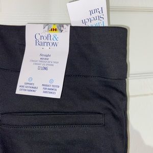 Croft & Barrow straight-legged effortless stretch pants